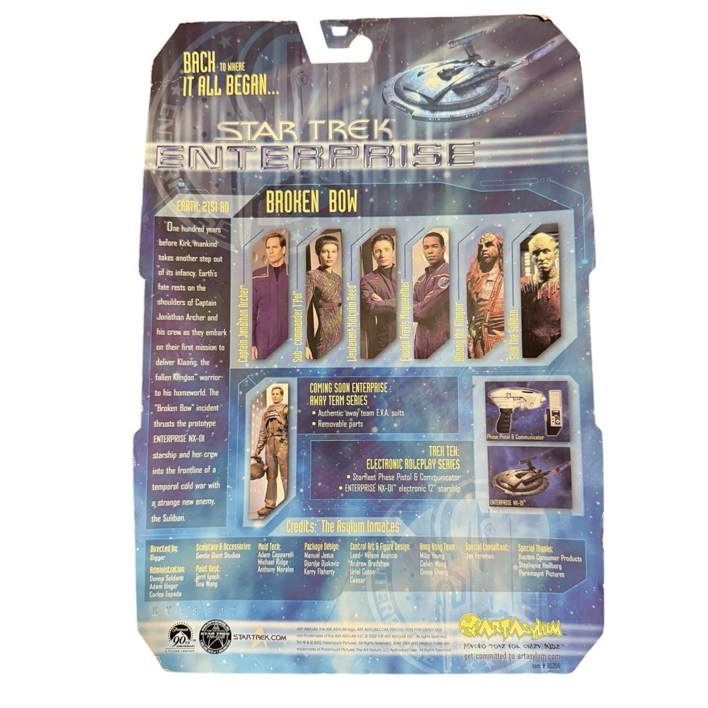 Star Trek Enterprise Broken Bow Capt. Jonathan Archer & Lieut. Malcolm Reed Lot - Picture 12 of 12